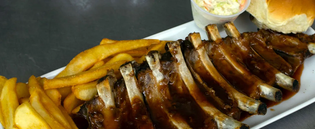 zaynas menu - pork ribs